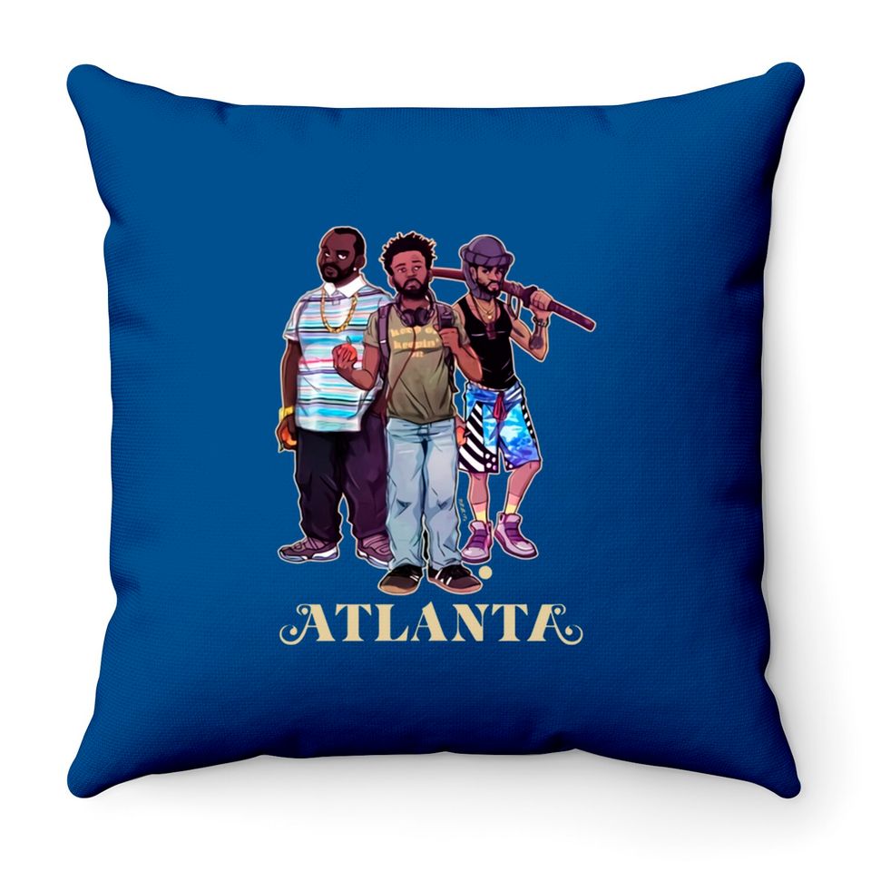 4ever I Love Atlanta - Atlanta - Throw Pillows