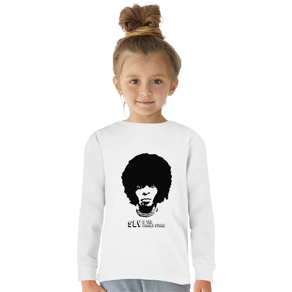 Sly - Sly Stone -  Kids Long Sleeve T-Shirts