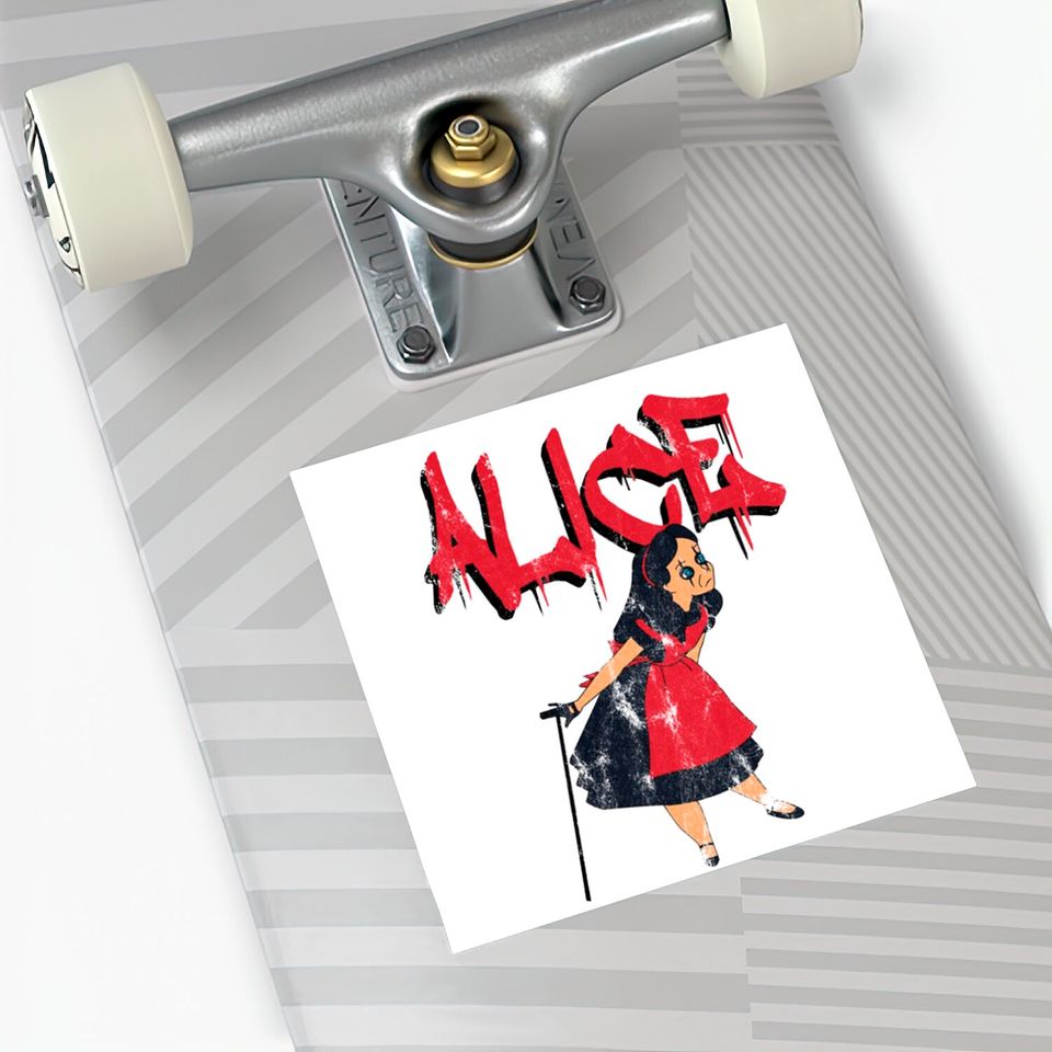 Alice In Wonderland Vs Alice Cooper - Alice Cooper - Stickers