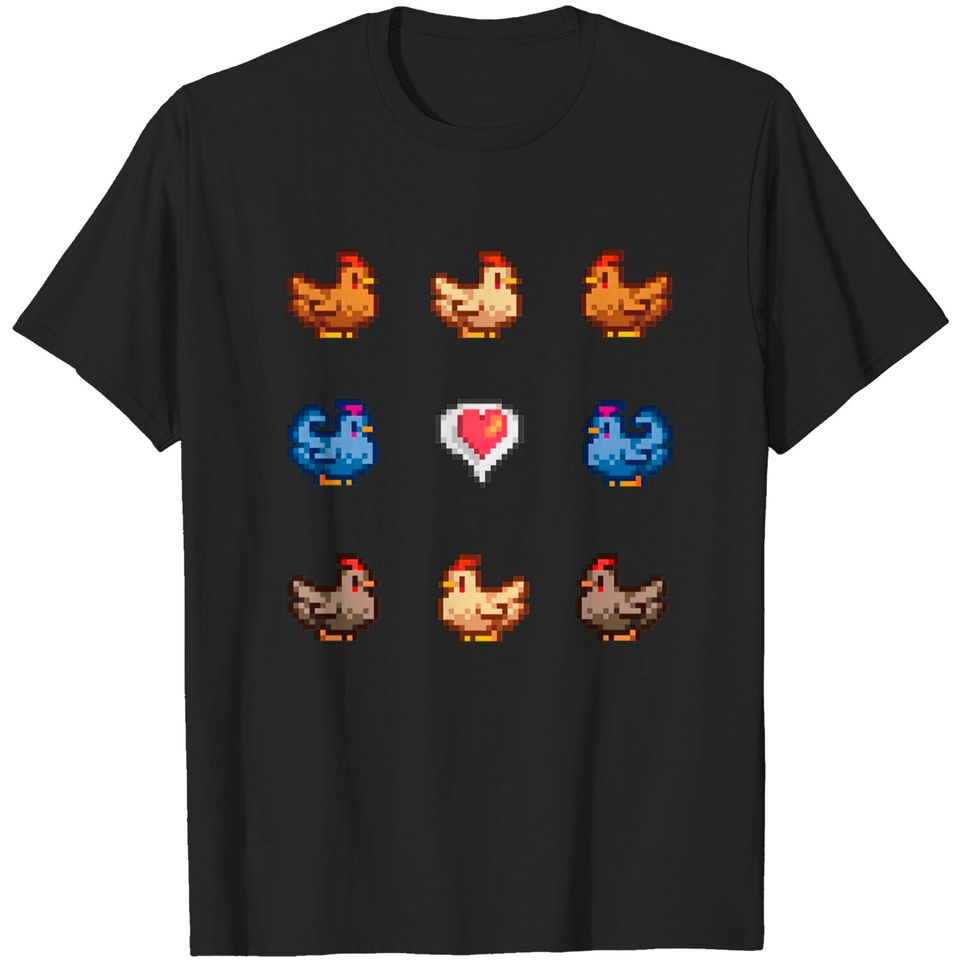 Stardew Valley Chickens - Stardew Valley - T-Shirt