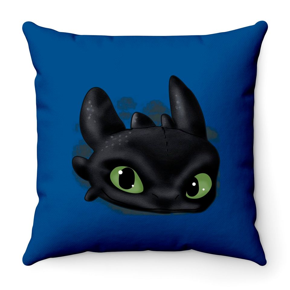 Toothless - Dragon - Throw Pillows