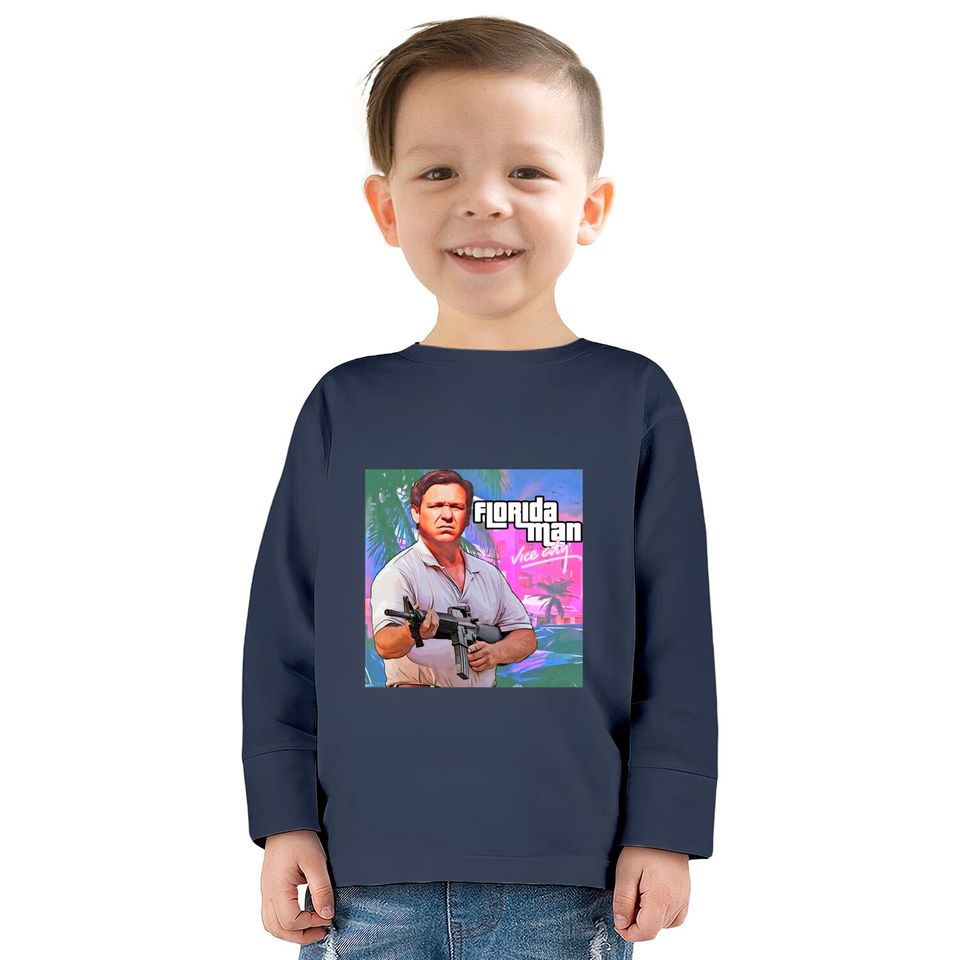 Ron DeSantis Florida Man - Ron Desantis -  Kids Long Sleeve T-Shirts