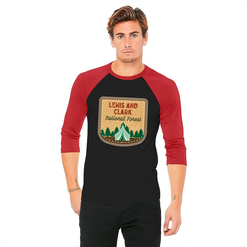 Lewis & Clark National Forest - Lewis Clark National Forest - Baseball Tees