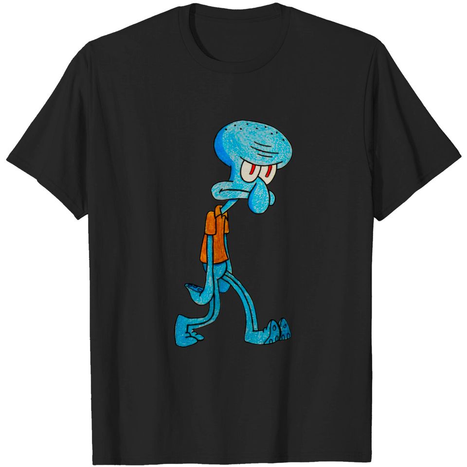 Grumpy Squidward - Squidward - T-Shirt