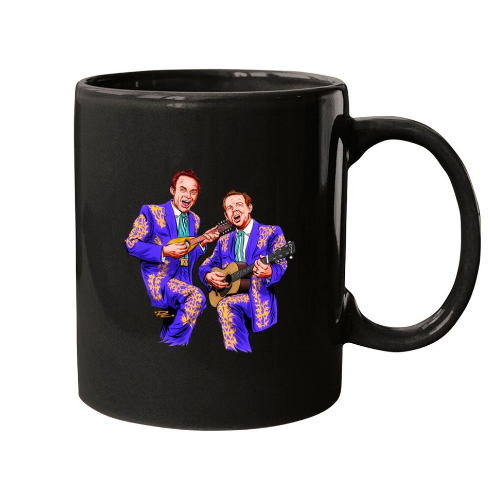 The Louvin Brothers - An illustration by Paul Cemmick - The Louvin Brothers - Mugs