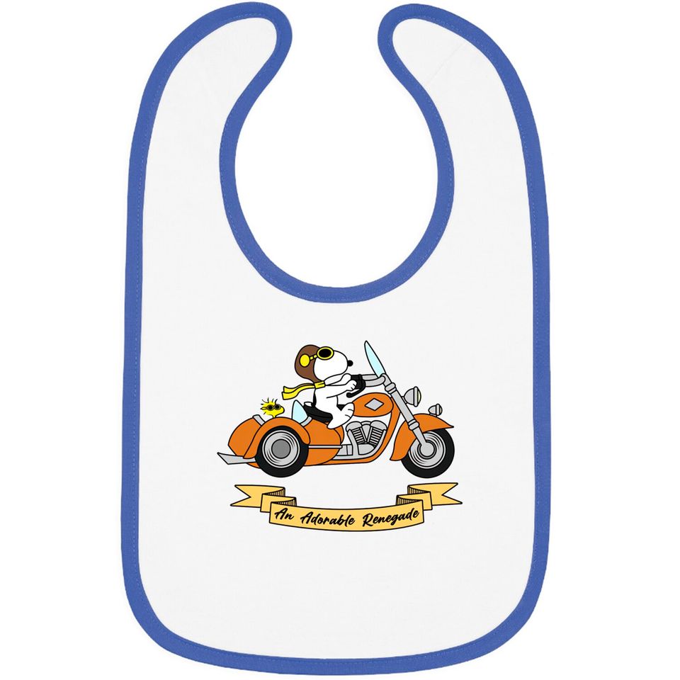 Snoopy Motorcycle - Snoopy - Bibs