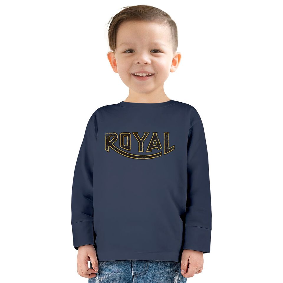 Royal - Typewriter -  Kids Long Sleeve T-Shirts