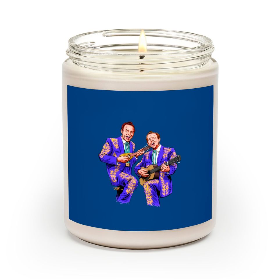 The Louvin Brothers - An illustration by Paul Cemmick - The Louvin Brothers - Scented Candles