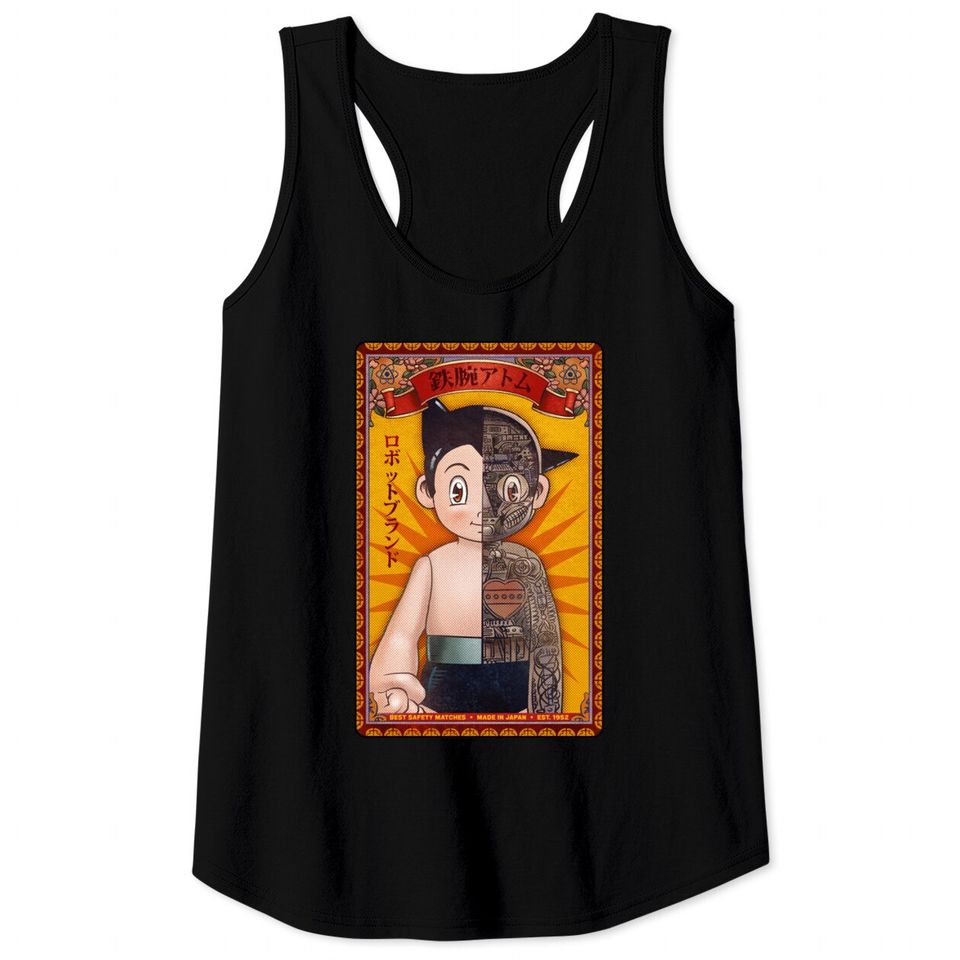 Mighty Atom Brand Matches - Astro Boy - Tank Tops