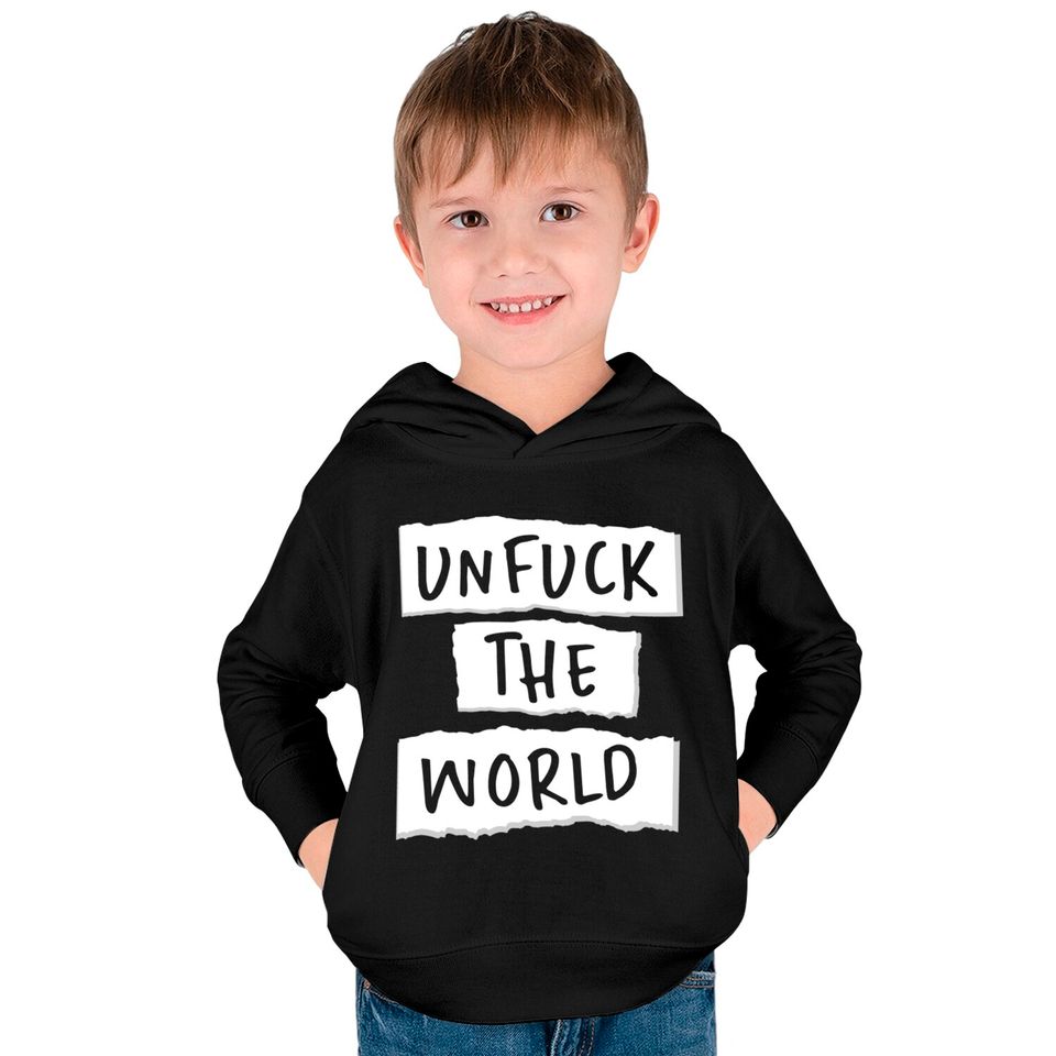 Unfuck the World - Unfuck The World - Kids Pullover Hoodies