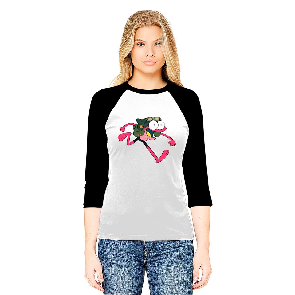 sprig is running - Amphibia - Baseball Tees