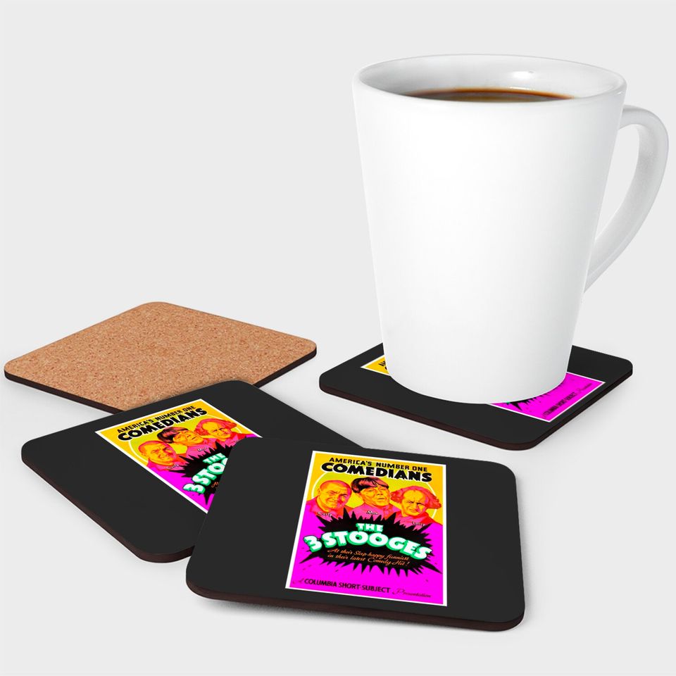 3 Stooges Collector's Coaster - Three Stooges - Coasters