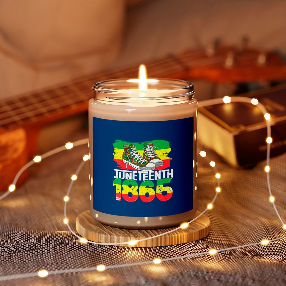 Juneteenth June 19 1865 Black African American Independence Scented Candles