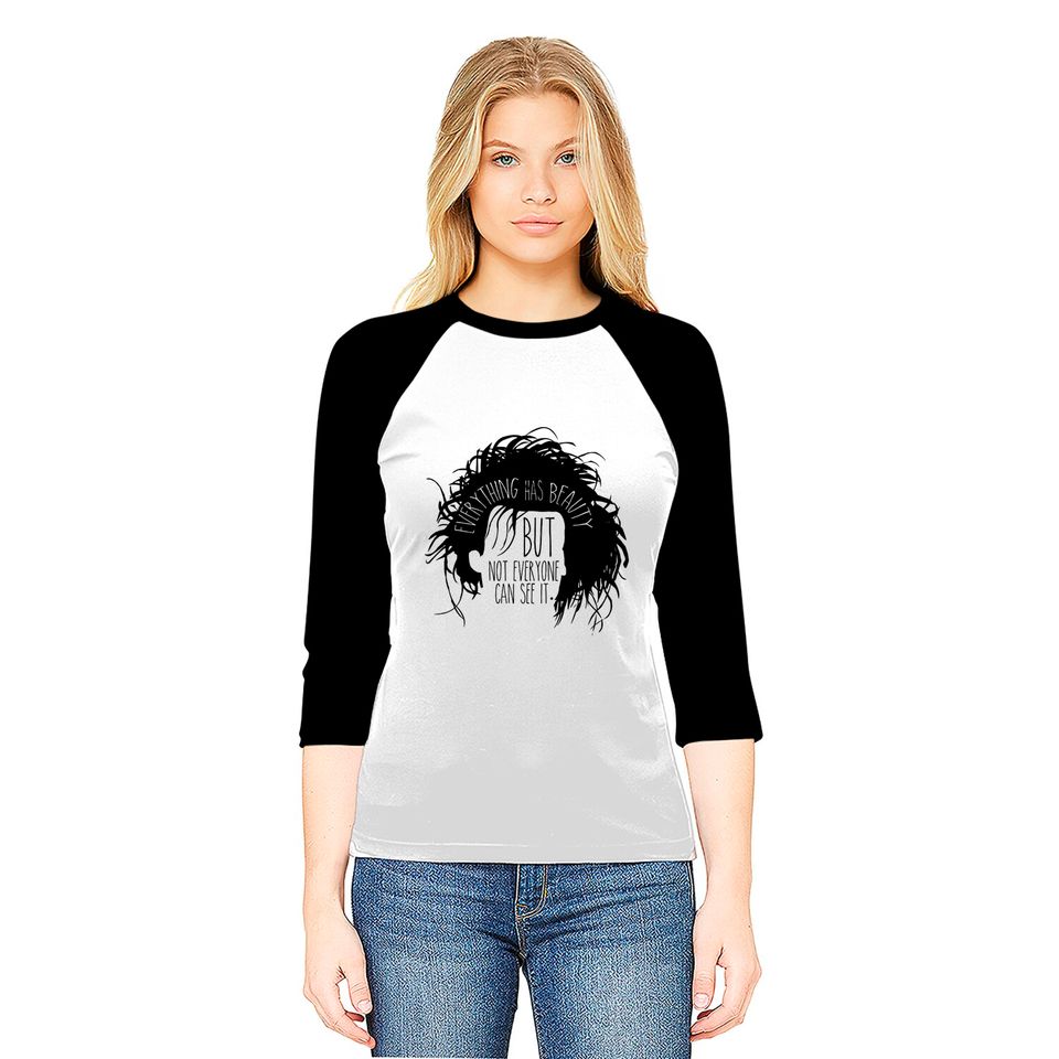 Edward Scissorhands - Beauty - Edward Scissorhands - Baseball Tees