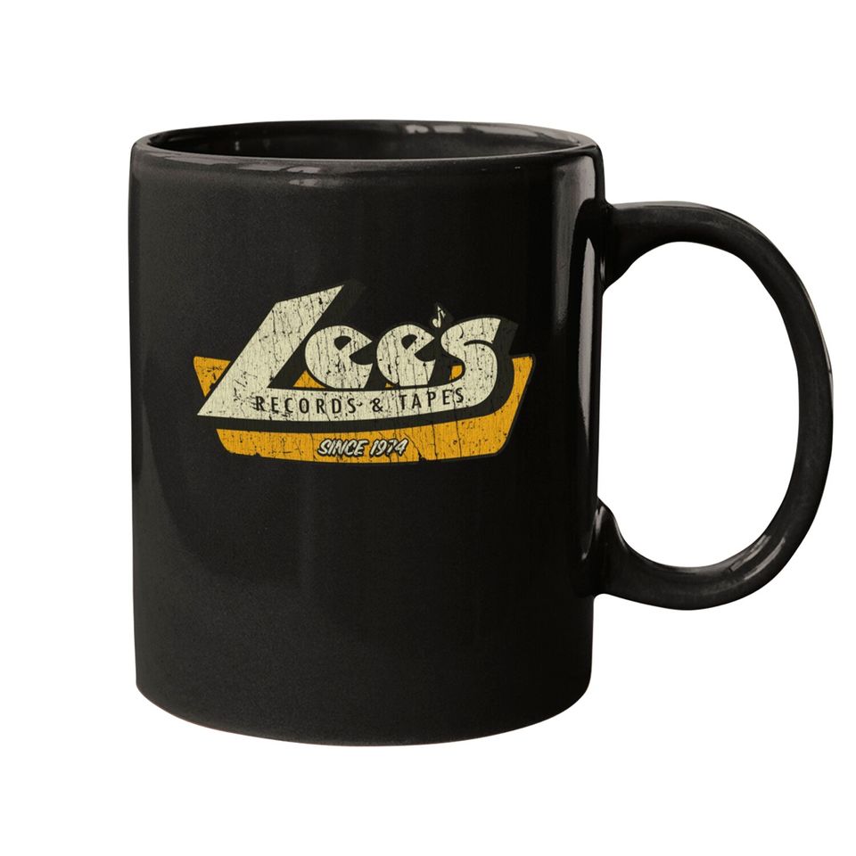 Lee's Records and Tapes 1974 - Record Store - Mugs