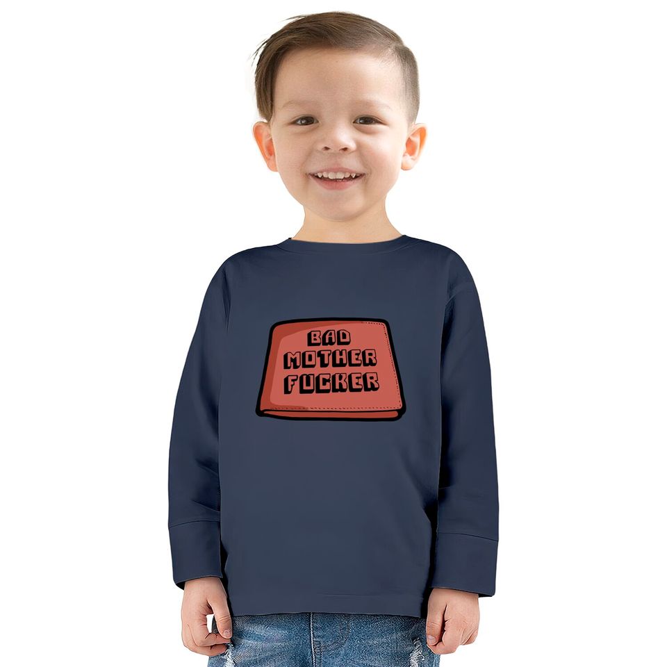 Bad mother fucker wallet! - Pulp Fiction Movie -  Kids Long Sleeve T-Shirts