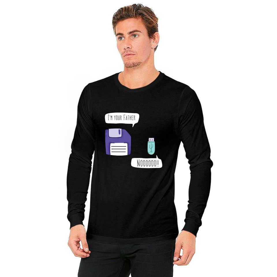 I'm your Father floppy disk - Im Your Father - Long Sleeves