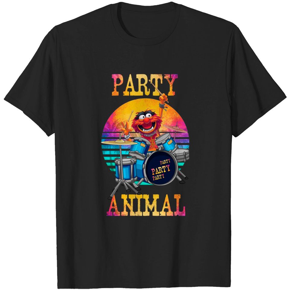 retro party animal - Muppets - T-Shirt