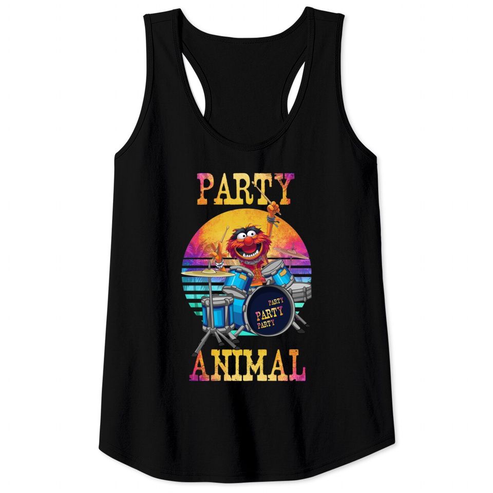 retro party animal - Muppets - Tank Tops