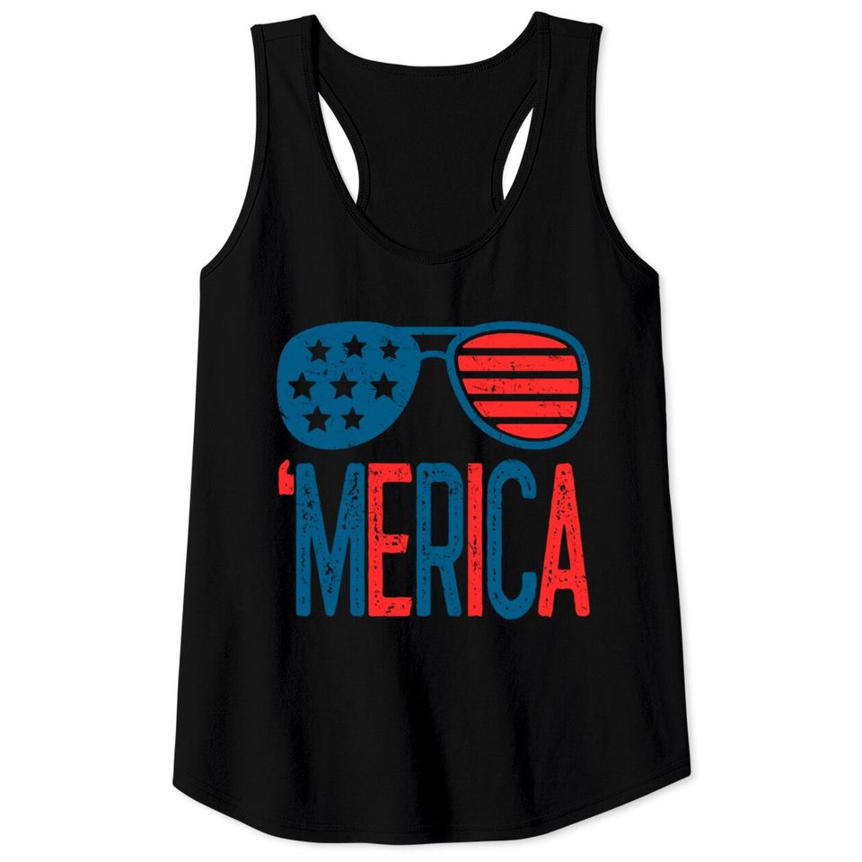 Merica Sunglasses - Merica - Tank Tops