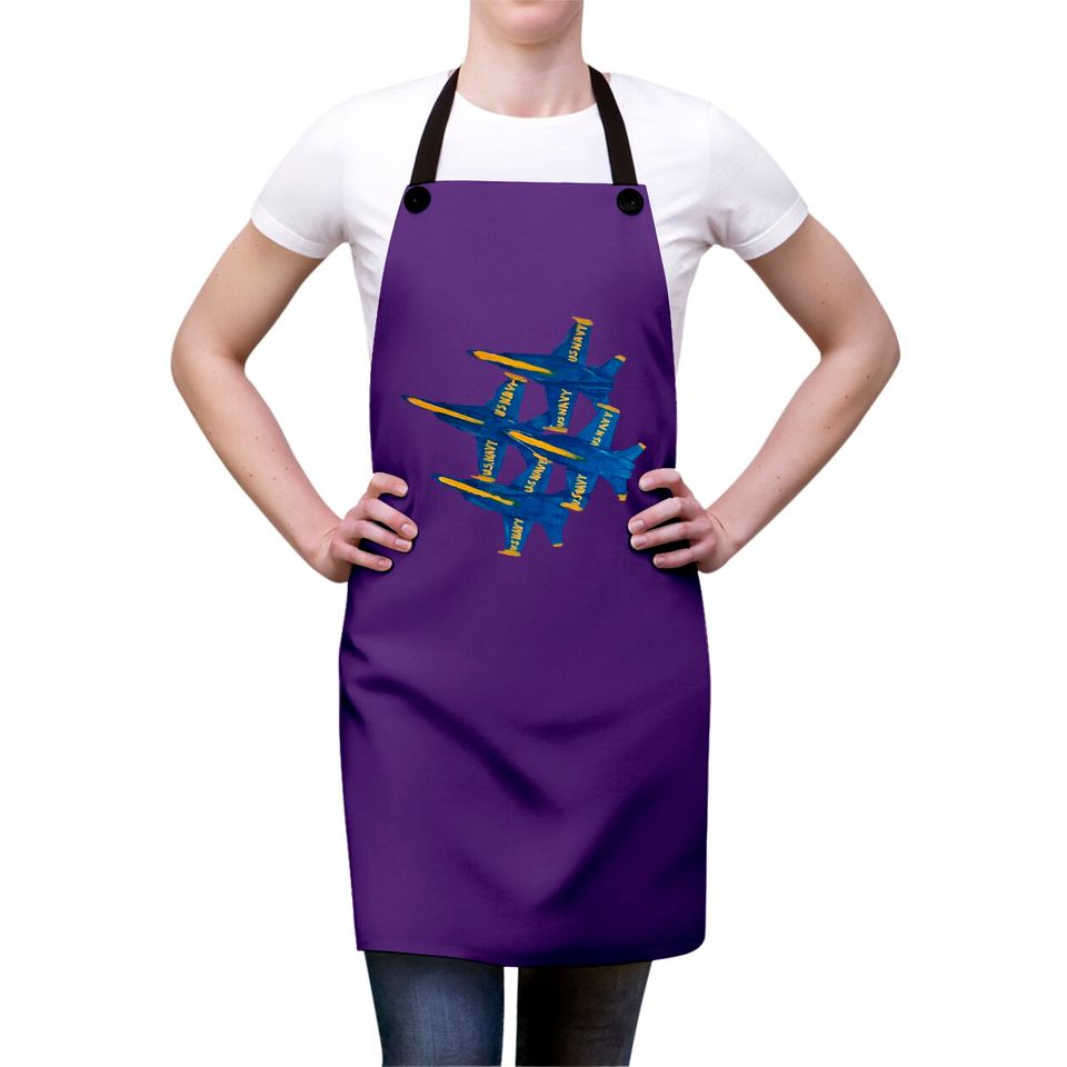 Navy Blue Angels - Navy - Aprons