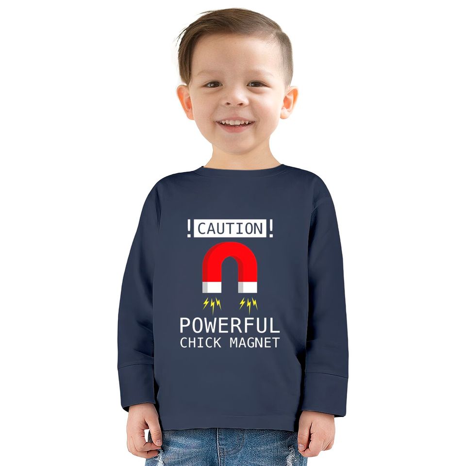 Chick Magnet  Kids Long Sleeve T-Shirts