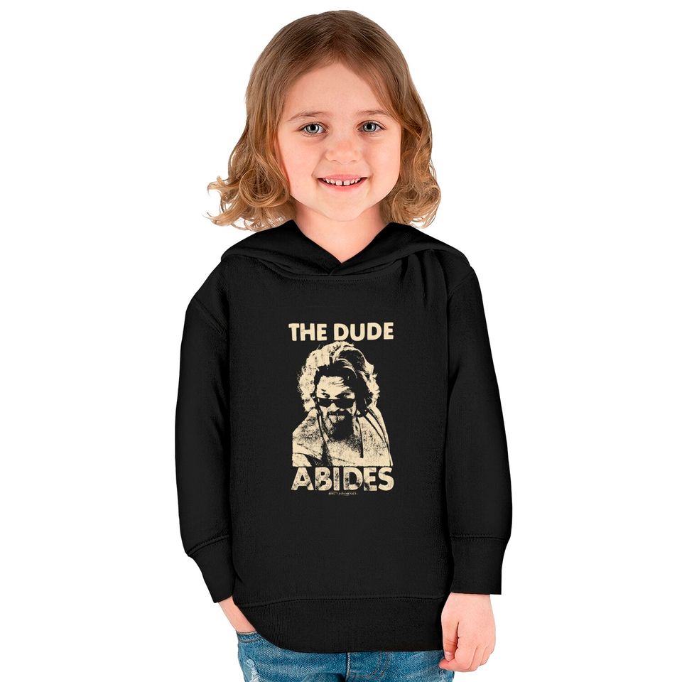 The Dude Abides Shirts, The Big Lebowski Shirt, Movie Posters Shirts, 90s Vintage Movie Kids Pullover Hoodies