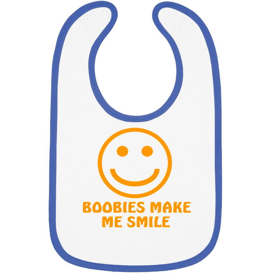 Boobies Make Me Smile - Gifts For Him - Bibs