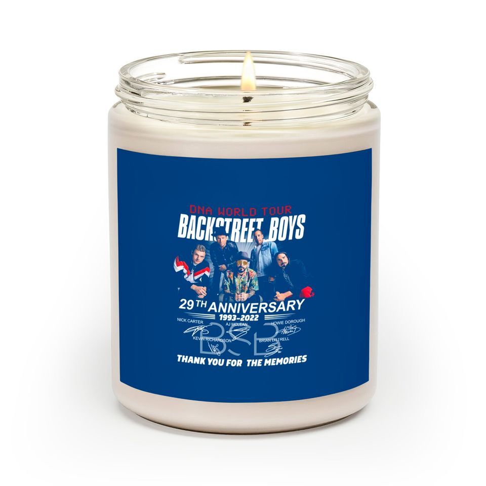 Backstreet Boys Scented Candles, DNA World Tour 2022 Scented Candle, Vocal Group Scented Candles