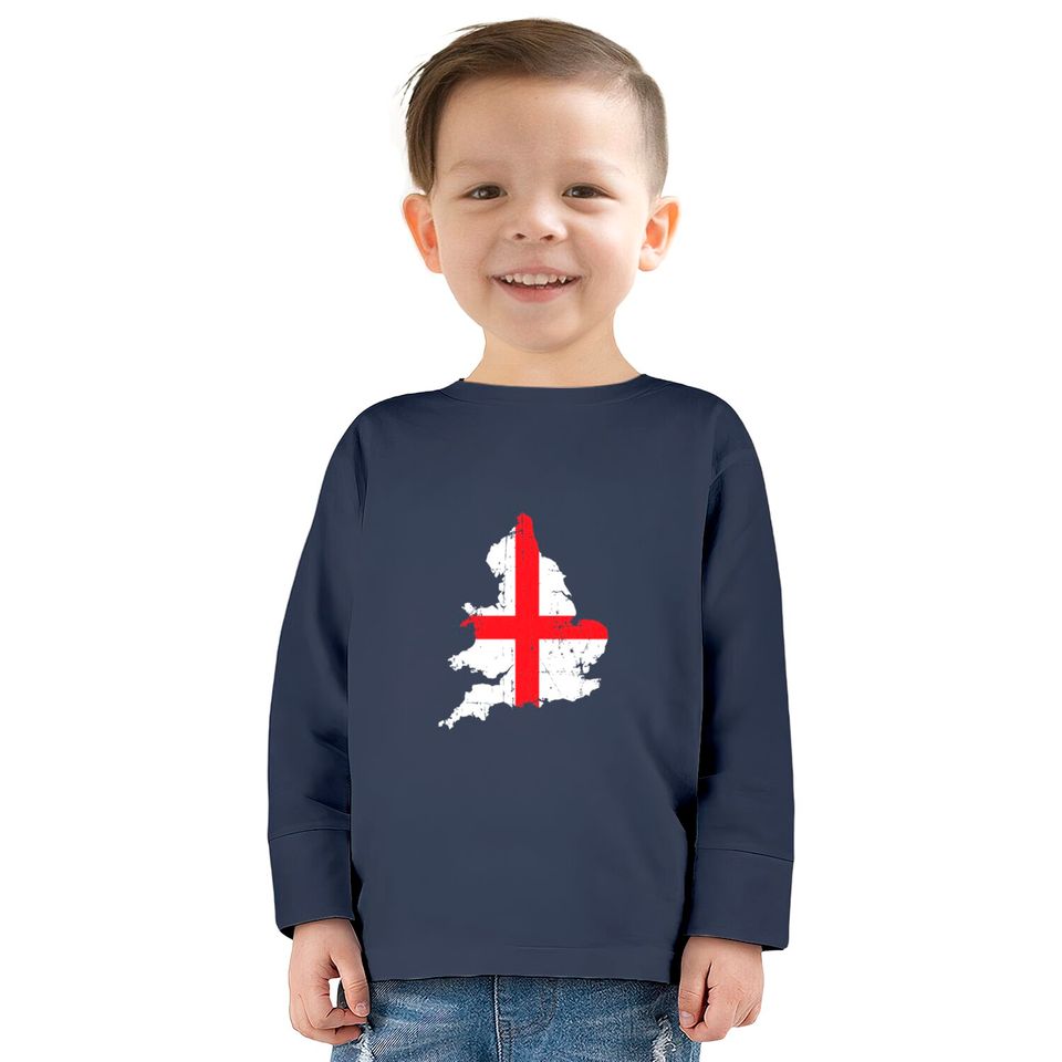 England  Kids Long Sleeve T-Shirts