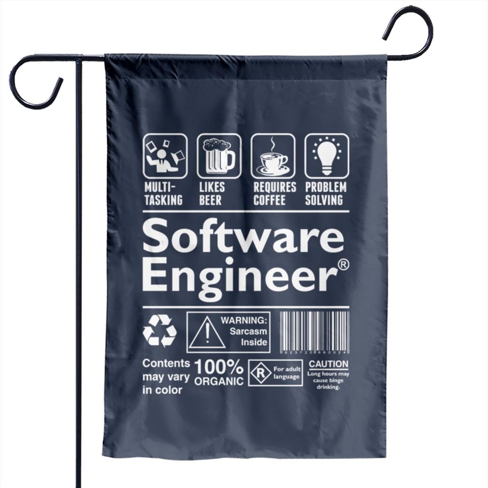 Software Engineer Garden Flags
