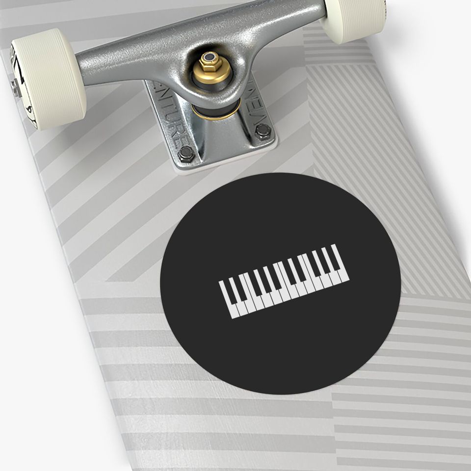 Cool Piano Keys Design Stickers