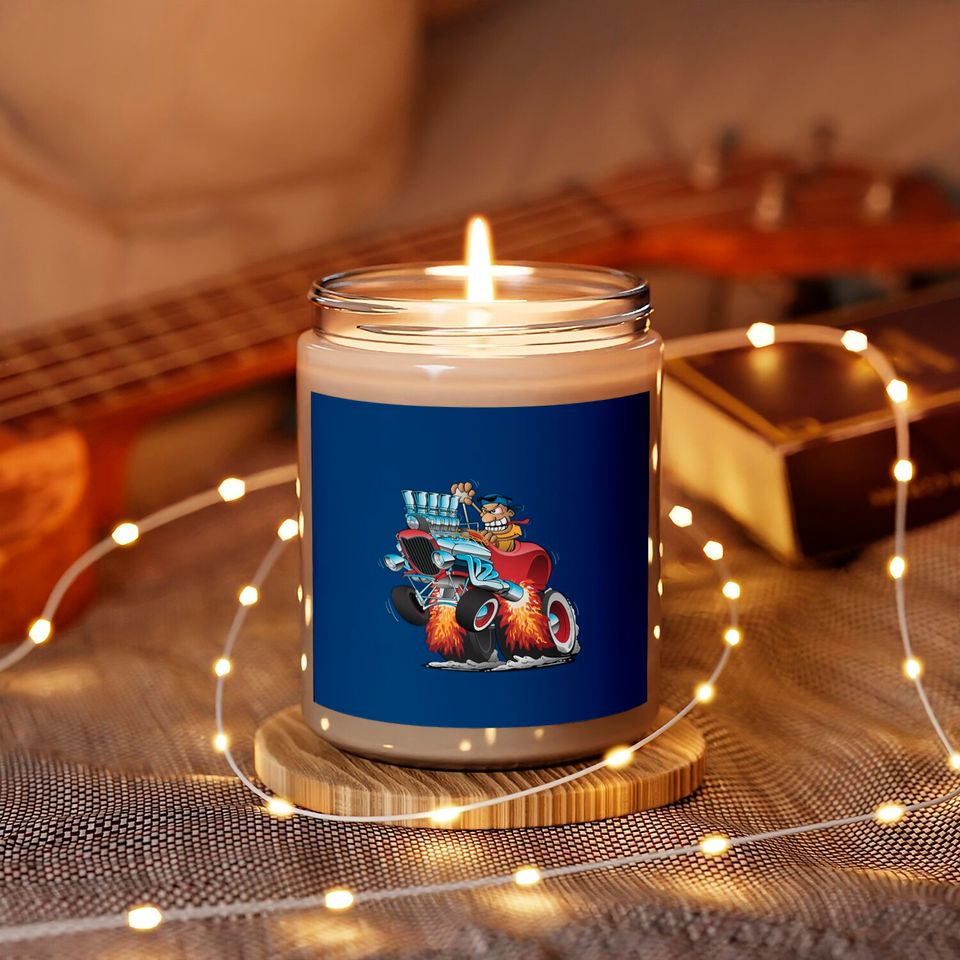 American Hot Rod Car Race Scented Candles