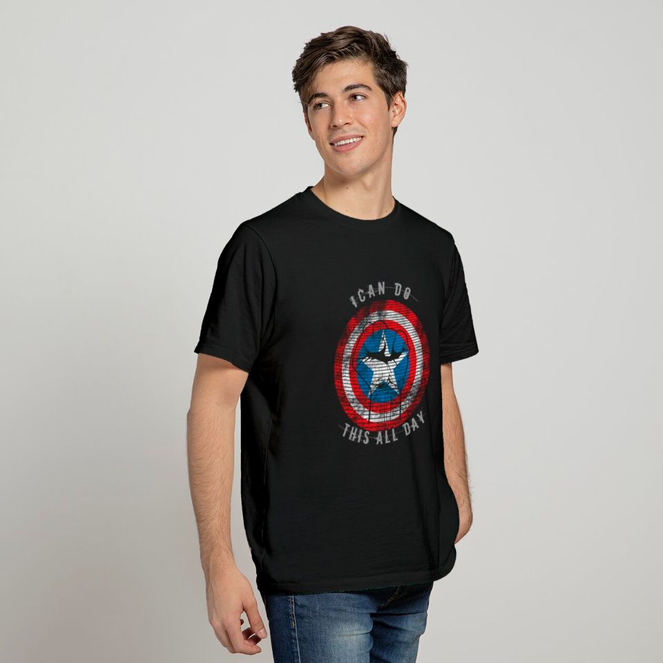 Captain America I can do this all day T-shirt