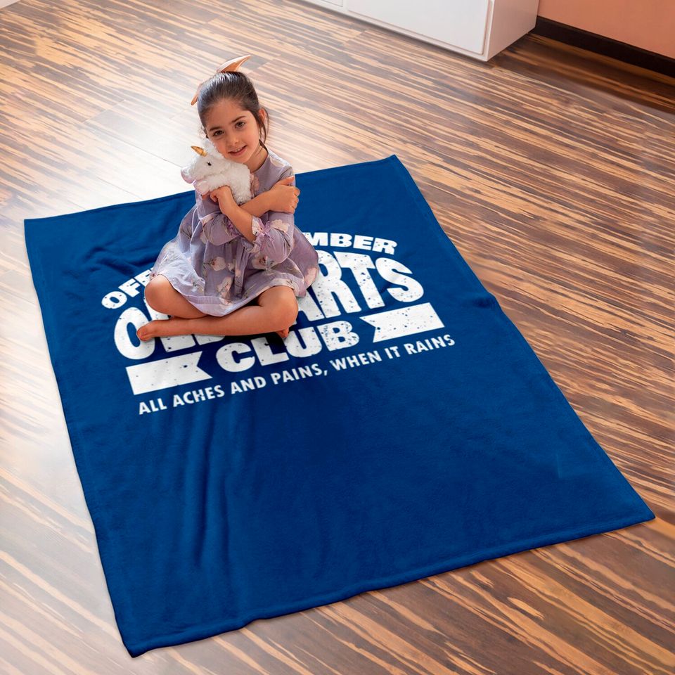  Member Old Farts Club Baby Blankets