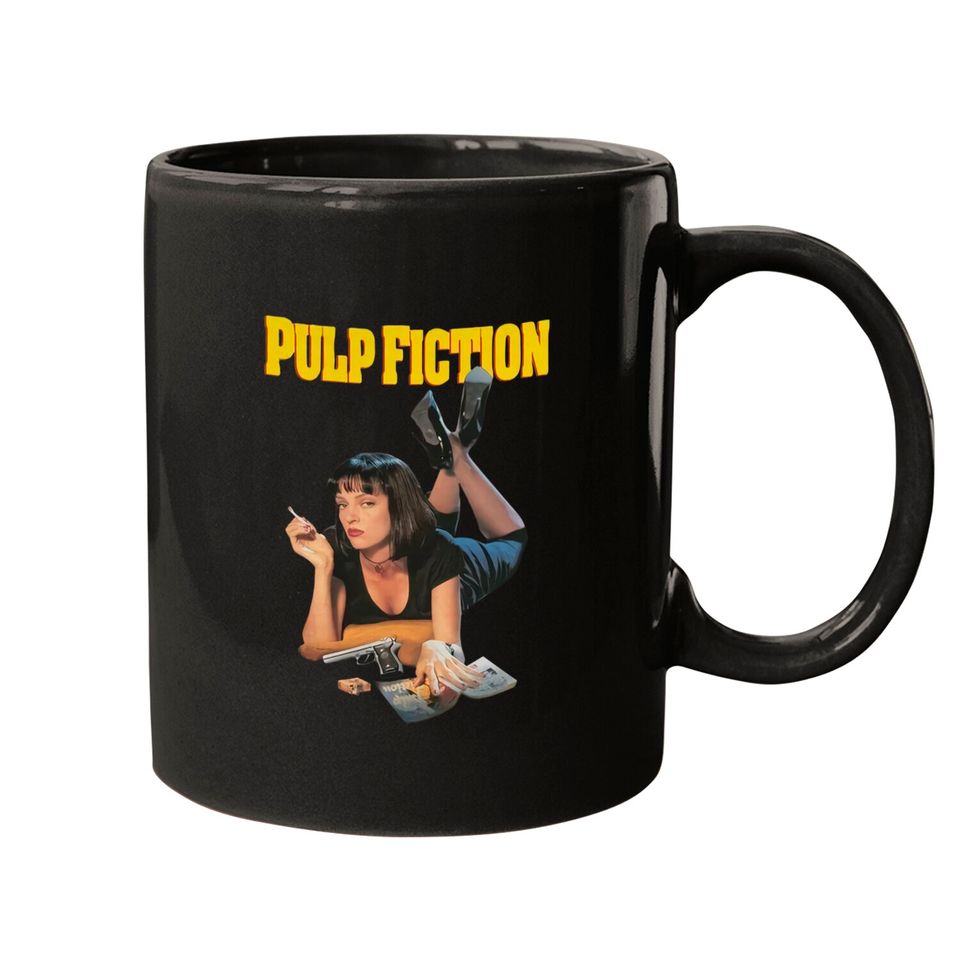 Pulp Fiction Mug, Pulp Fiction Mug, Uma Thurman Mugs