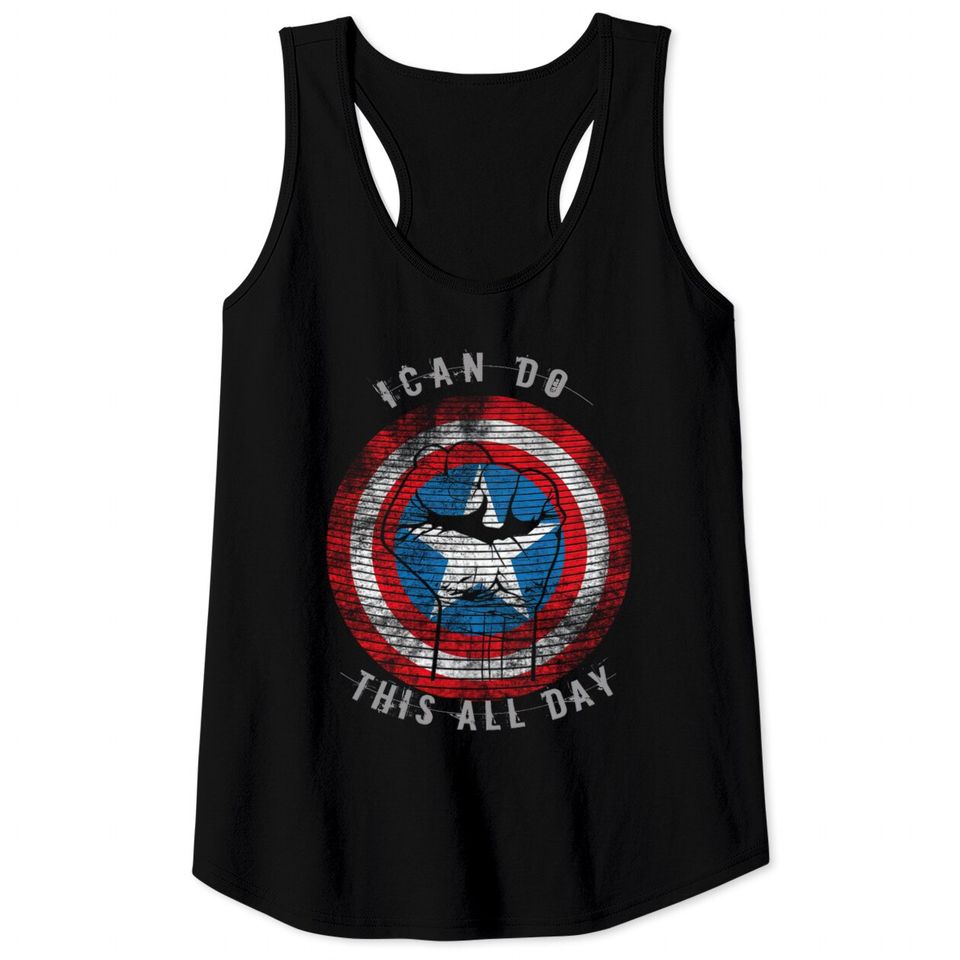 Captain America I can do this all day Tank Tops
