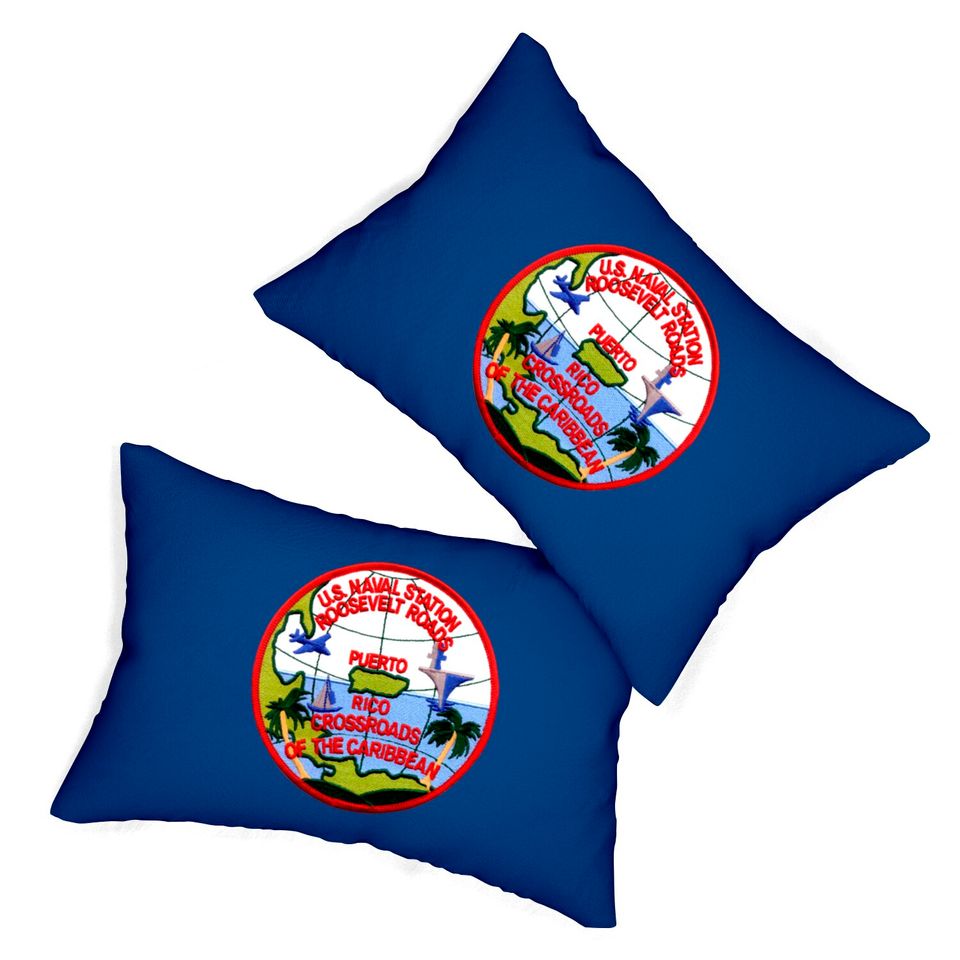 Naval Station Roosevelt Roads Puerto Rico Lumbar Pillows