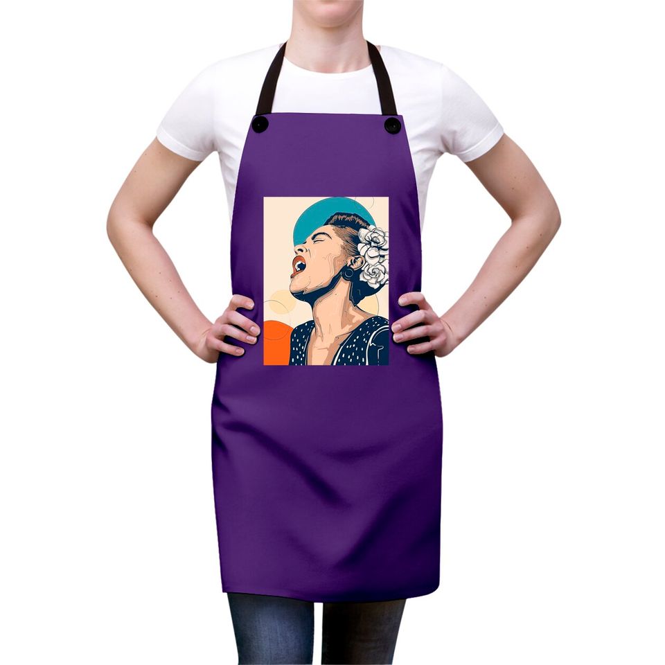 Billie Holiday Aprons
