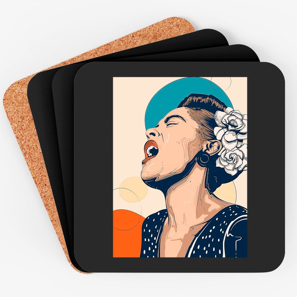Billie Holiday Coasters