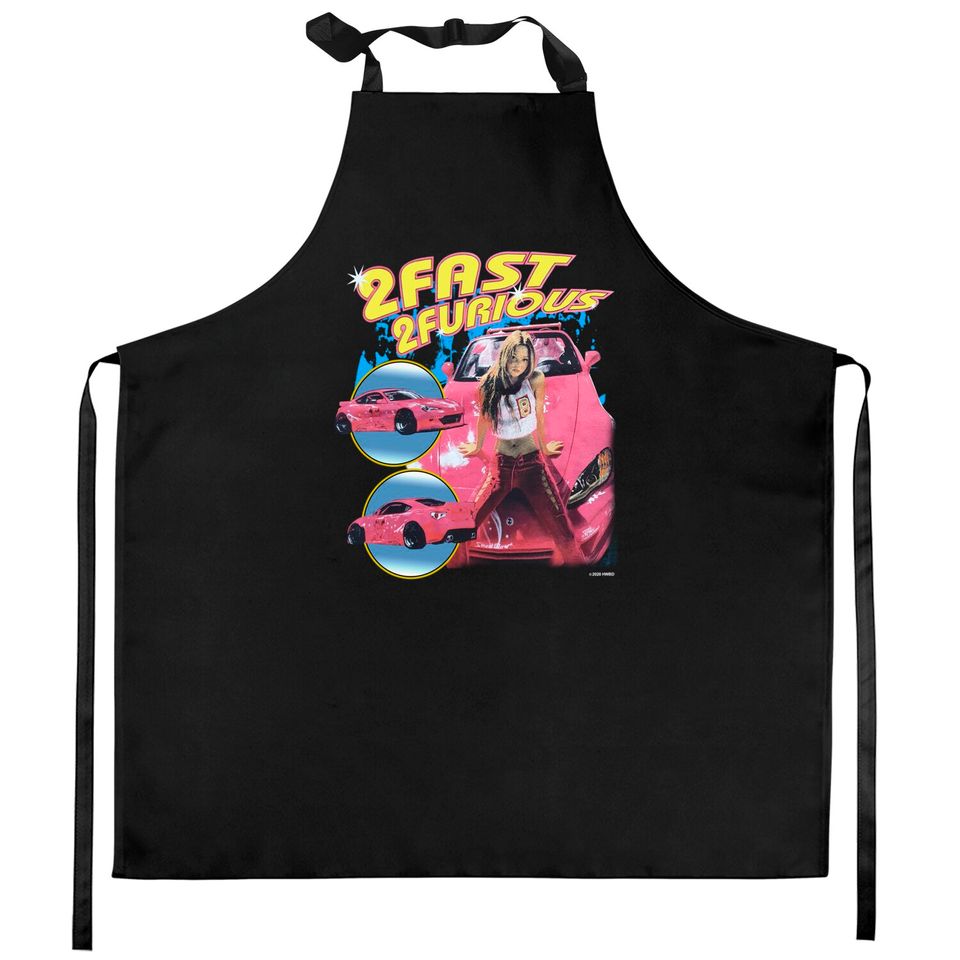 Vintage Suki Fast and Furious , bootleg raptees 90s Kitchen Aprons