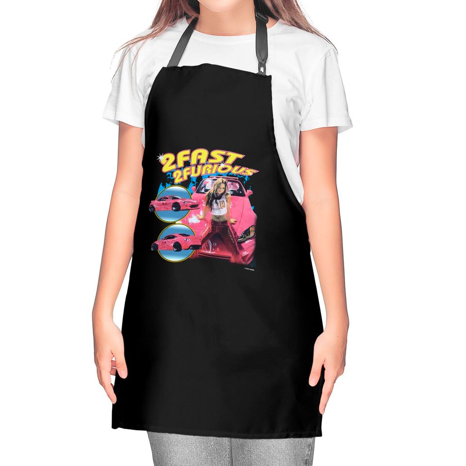 Vintage Suki Fast and Furious , bootleg raptees 90s Kitchen Aprons