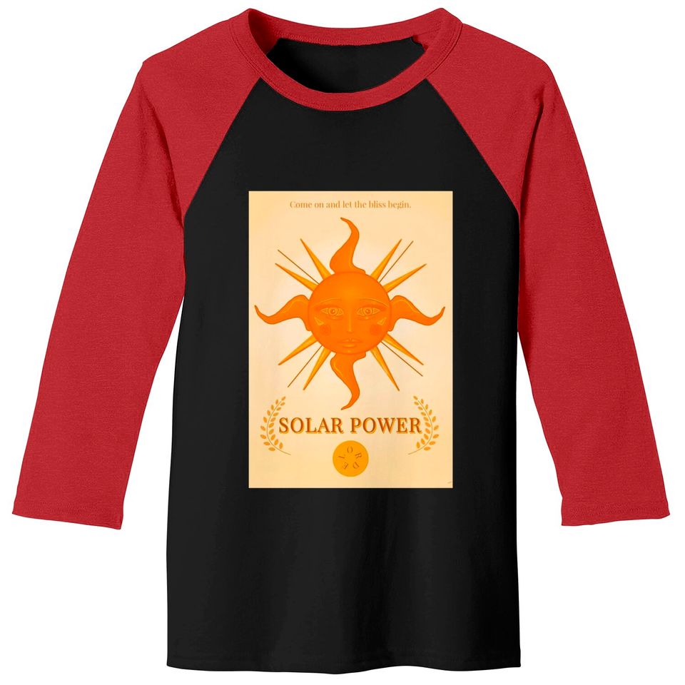 Lorde Solar Power Tour Baseball Tees, Solar Power Tour 2022 T shirt