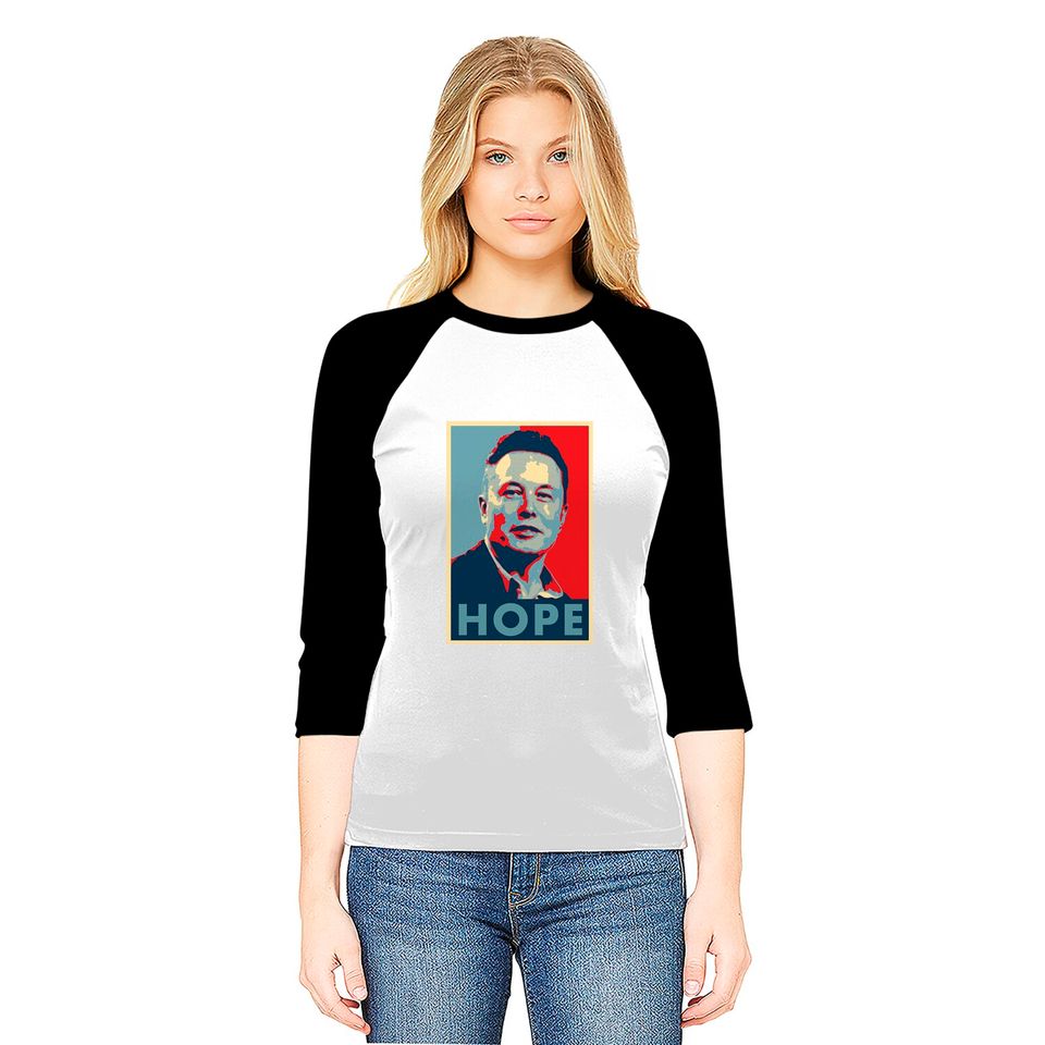 Elon Musk Hope Classic Baseball Tees