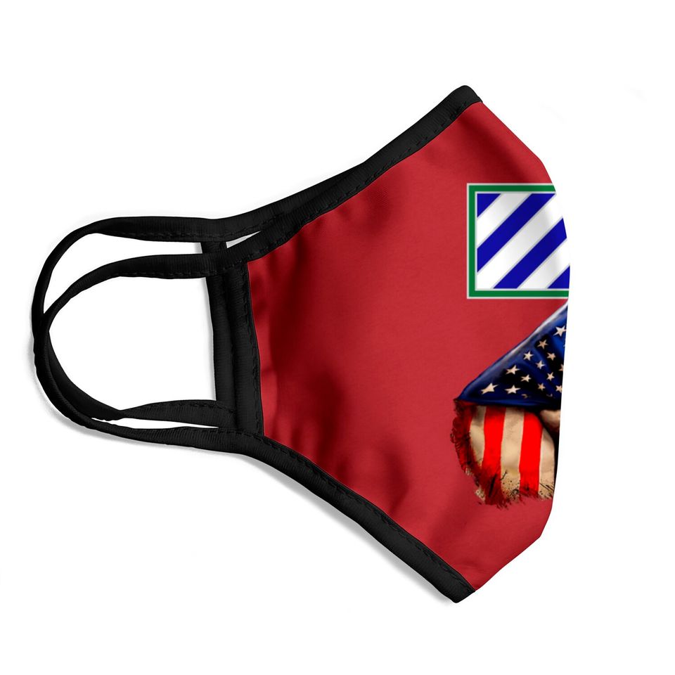 3rd Infantry Division American Flag Face Masks