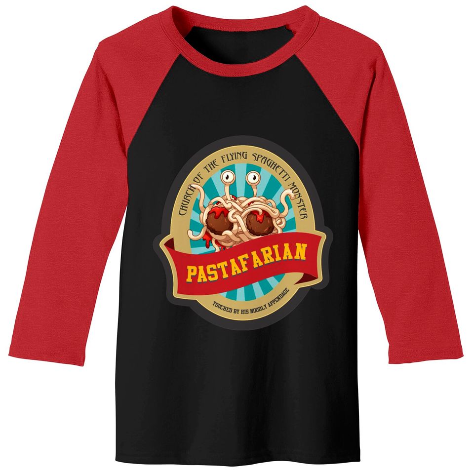 church of flying spaghetti monster Baseball Tees