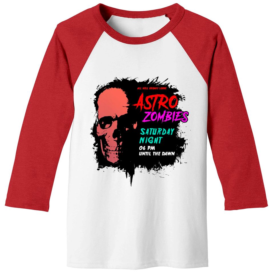ASTRO ZOMBIES - Misfits - Baseball Tees