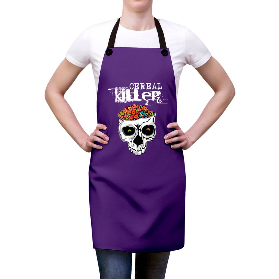 Thread Science Cereal Killer Skull Aprons design