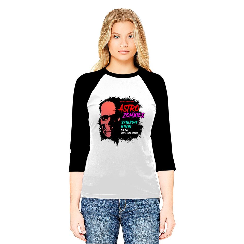 ASTRO ZOMBIES - Misfits - Baseball Tees