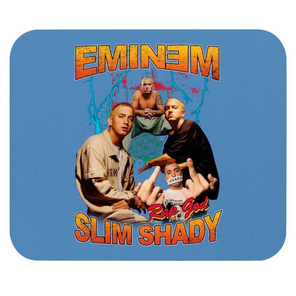 Eminem Retro Vintage Black Mouse Pads